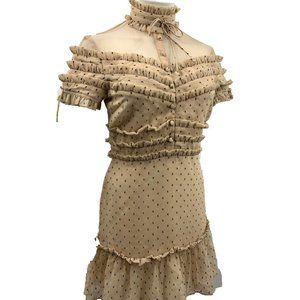 NBD Mini Dress Nude Small